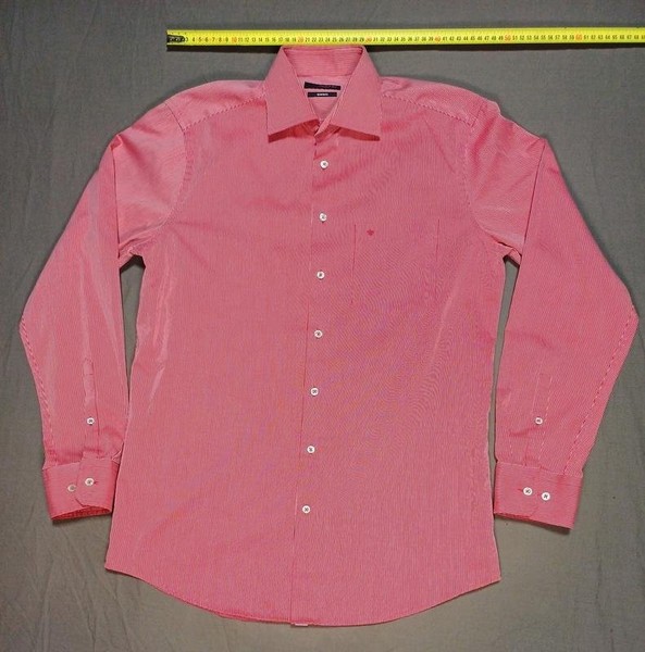 Men Seidensticker Shirt Red Cotton 38 / M / 46