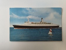 QE2 Ship Ocean Liner Postcard Message Isle Of Wight Postmark 1969