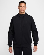 NWT men's small nike Dri-Fit Primary Fleece UV Hoodie Full-Zip/FZ FZ0967-010
