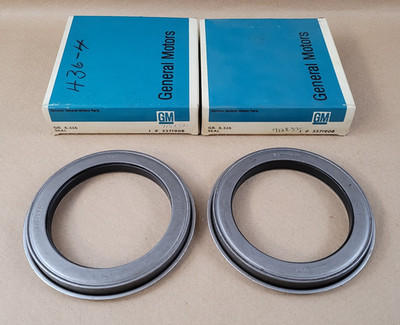 2 New NOS Genuine GM OEM 2371908 Oil Seal 1962-72 HD Chevy GMC Trucks