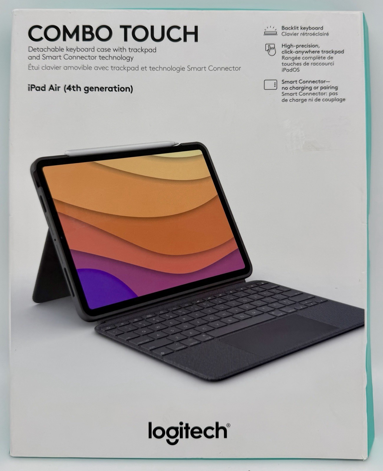Logitech Combo Touch Keyboard Case for iPad Air 4th/5th Gen