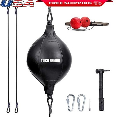 Premium Double End Punching Ball Boxing Reflex Ball Set Training Agility Speed