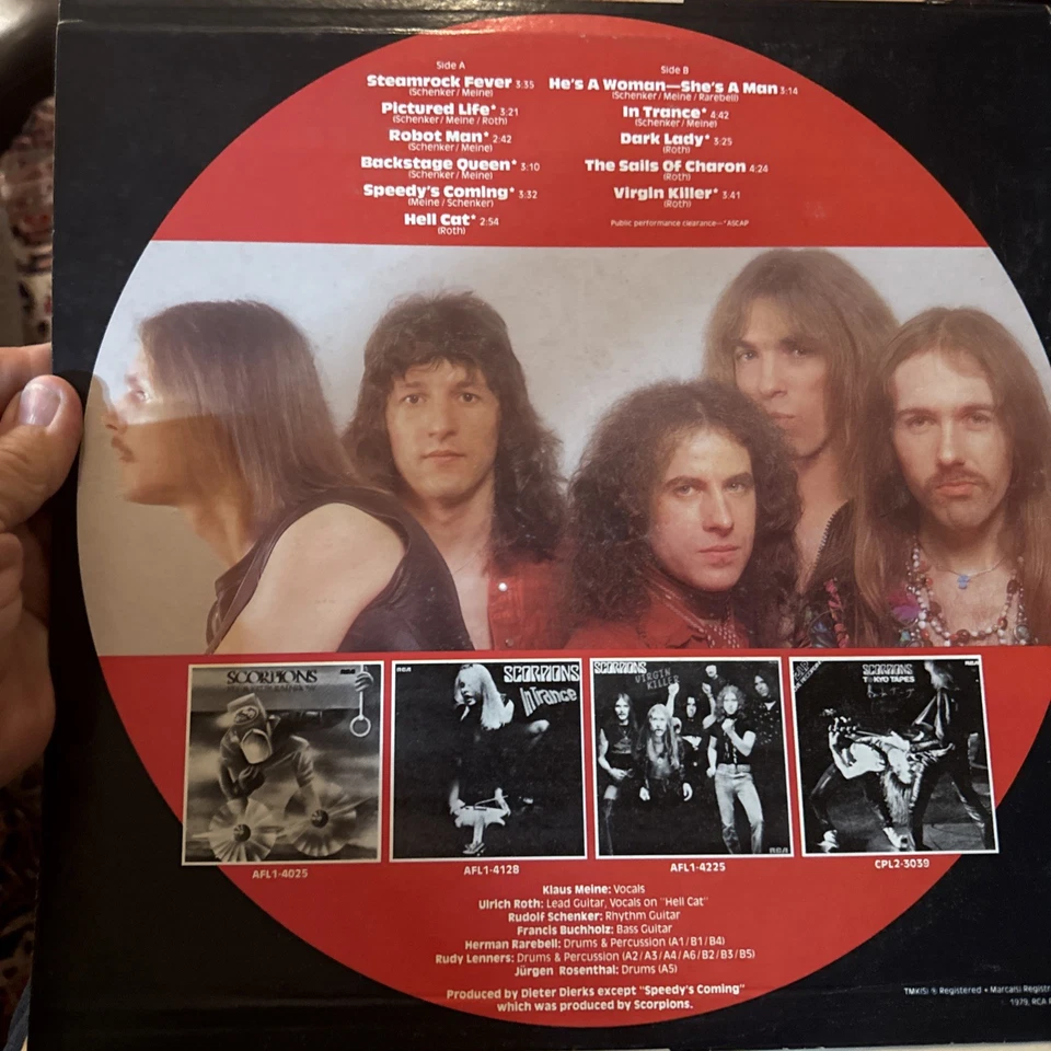 Scorpions ‎– Best Of Scorpions LP, MEXICO IMPORT, 1984 Graded- (VG+) Foto 4 de 4