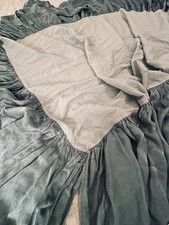 Bella Notte Linens Crib Dust Ruffle Satin In Pacific