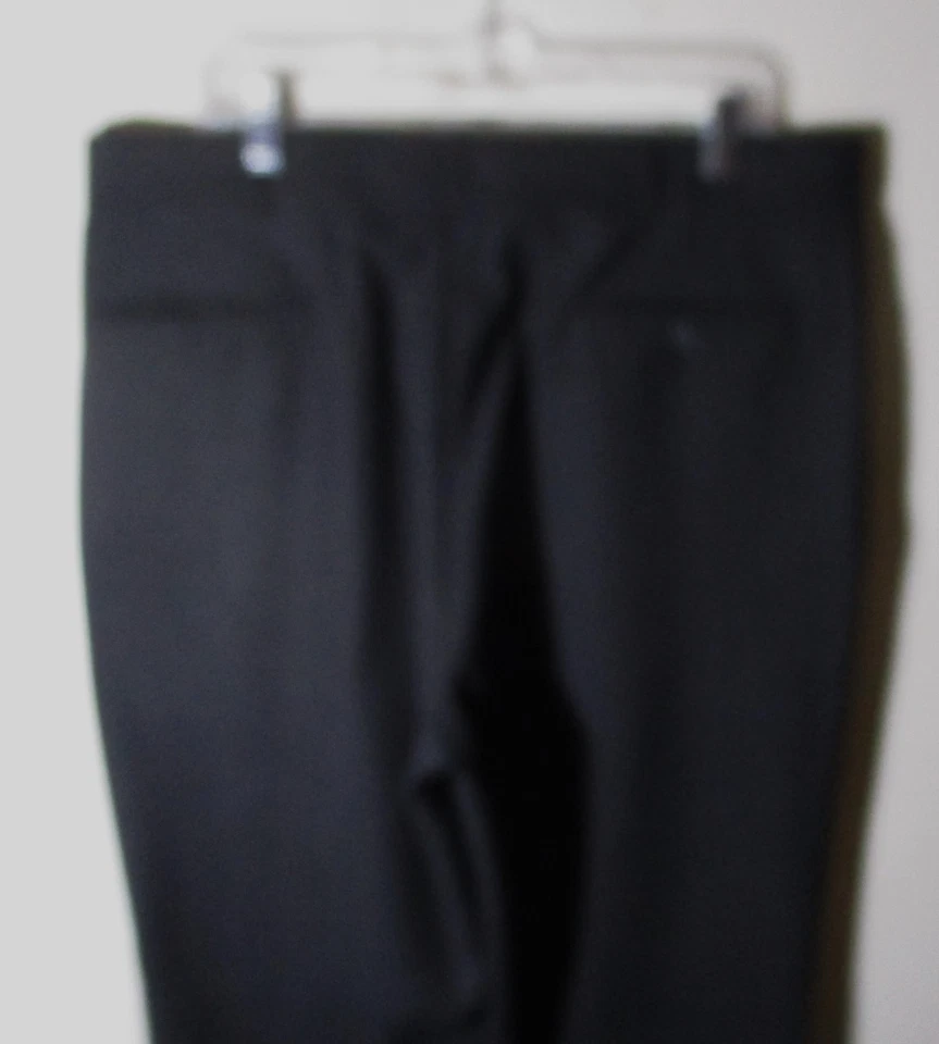 L.L. BEAN Gray 100% Worsted Wool Flat Dress Pants Men's Size 38X30 - Image 4 of 4