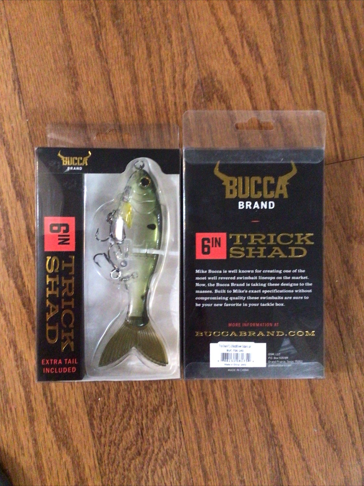 Bucca Brand TRICK SHAD 6" Swimbait Lure Rebel 4 Pack Yo-Zuri Lures & Tackel - Image 3