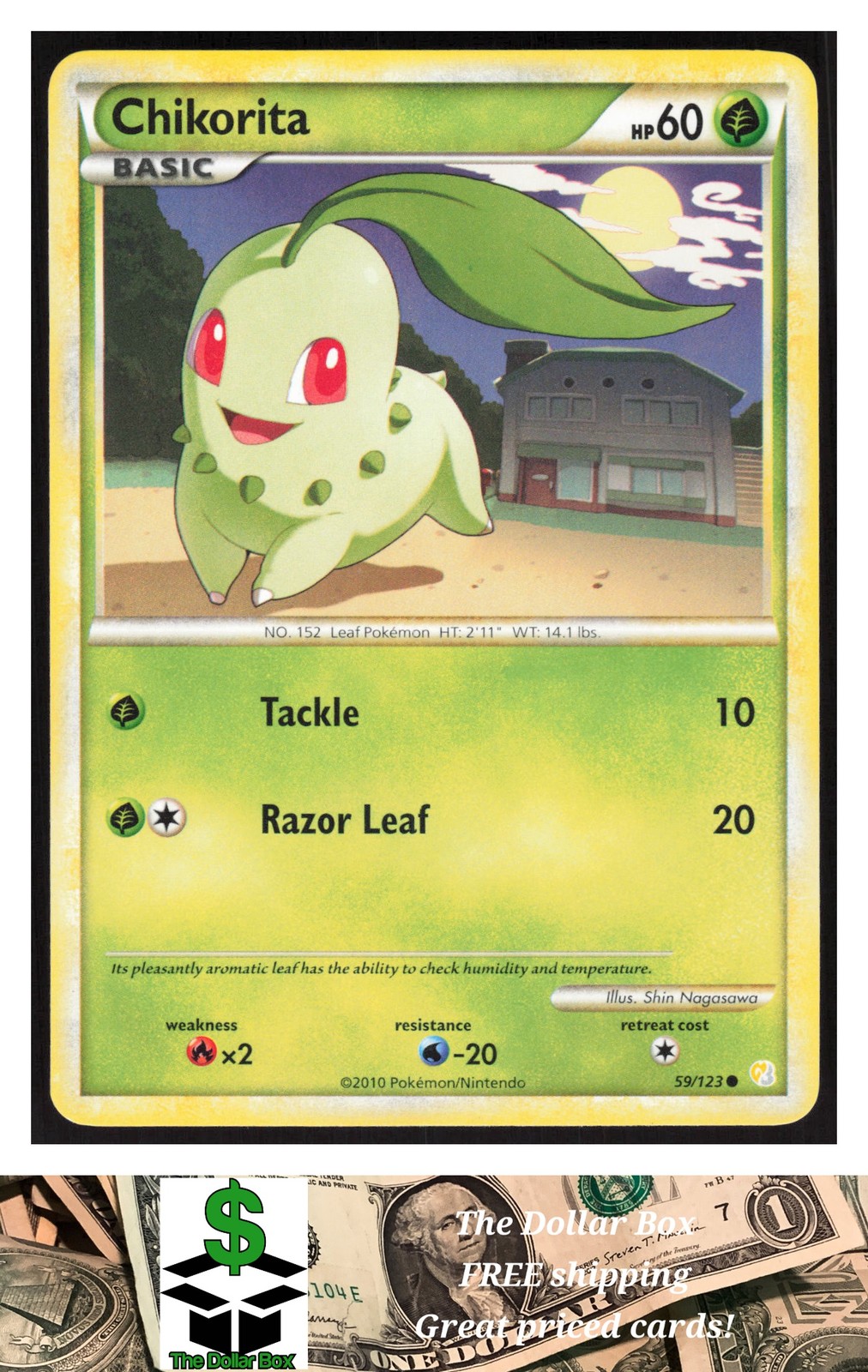 HeartGold SoulSilver #59/123 Chikorita