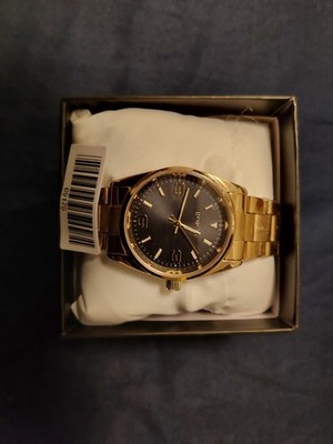 New Invicta Celestial Men's Watch 35mm Gold Tone with Black Dial Model 69176