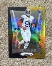 Jeffery Simmons 2024 Prizm Deca Black Gold Prizm 5/5 Tennessee Titans