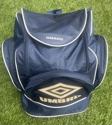 UMBRO Retro 90's Blue Football backpack/ Rare ONE  Used UK