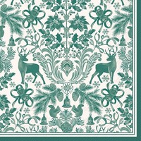 20 Servietten Brimsley Green Komposition Wald Tiere Ornamente Weihnachten 33X33