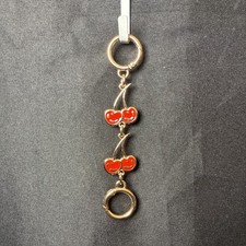 Gold-Tone Cherries Purse Charm Extender