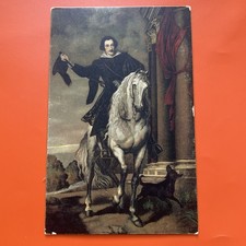 GENOVA - RITRATTO DI ANDREA BRIGNOLE - SALE - VAN DYCK - CARTOLINA  FOT. ALINARI