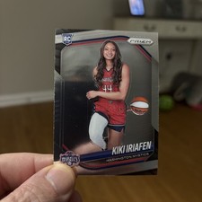 2025 Panini Prizm WNBA Kiki Iriafen Silver Prizm Image Variation RC