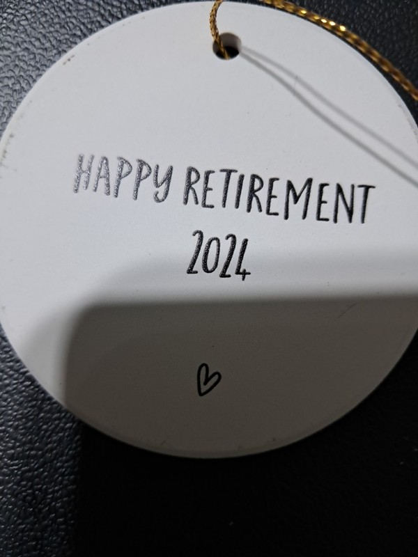 Happy Retirement 2024 Ornament