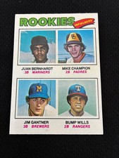 JIM GANTNER ROOKIE TOPPS 1977 ROOKIES INFIELDERS #494 BASEBALL CARD. rookie card picture