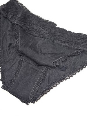 4x Cotton Rich Damen Slips Slips. neuer Lidl. L 16-18 schwarz