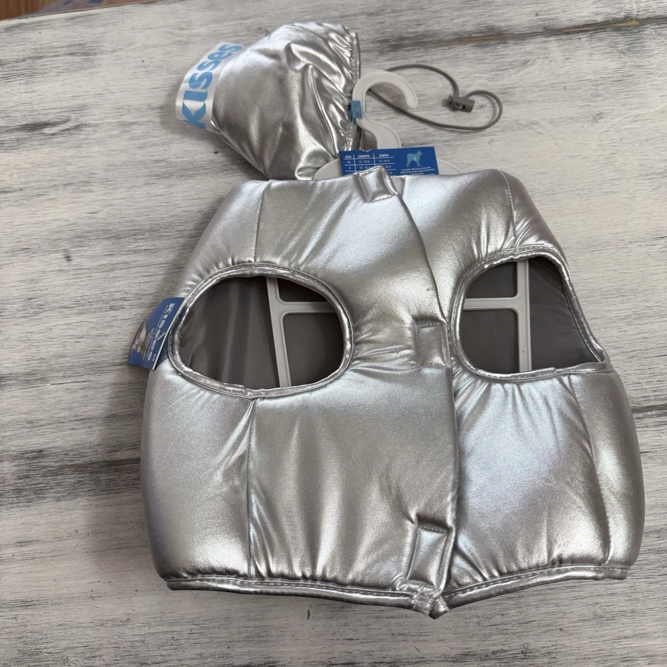 Disfraz de Perro Hershey's Beso Plateado Halloween Mascota Vestir Conjunto Foto 3 de 4