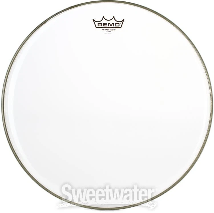 Remo Ambassador 4-pc Tom Pack - 10"/12"/14"/16" - Clear - Image 2 of 4