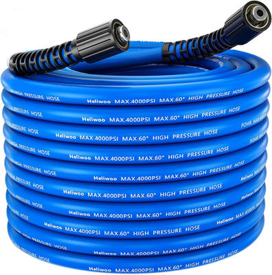 #ad #ad Flexible Pressure Washer Hose 25FT X 1 4quot; Kink Resistant Max 4000 PSI Power Blue $31.07