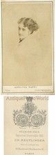 Adelina Patti Spanish opera star singer antique CDV photo