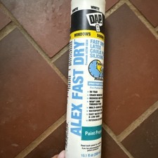DAP Alex Plus 10.1 oz. White Acrylic Latex Caulk Plus Silicone