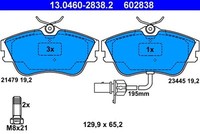 Bremsbelagsatz Scheibenbremse ATE 13.0460-2838.2 (1Satz-1Stk)