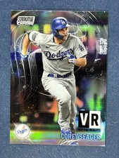 2021 Stadium Club Chrome Virtual Reality #VR-13 Corey Seager Dodgers