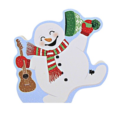 's Meow Village Dance To The Music Snowman Casper  Black Cat Ukulele