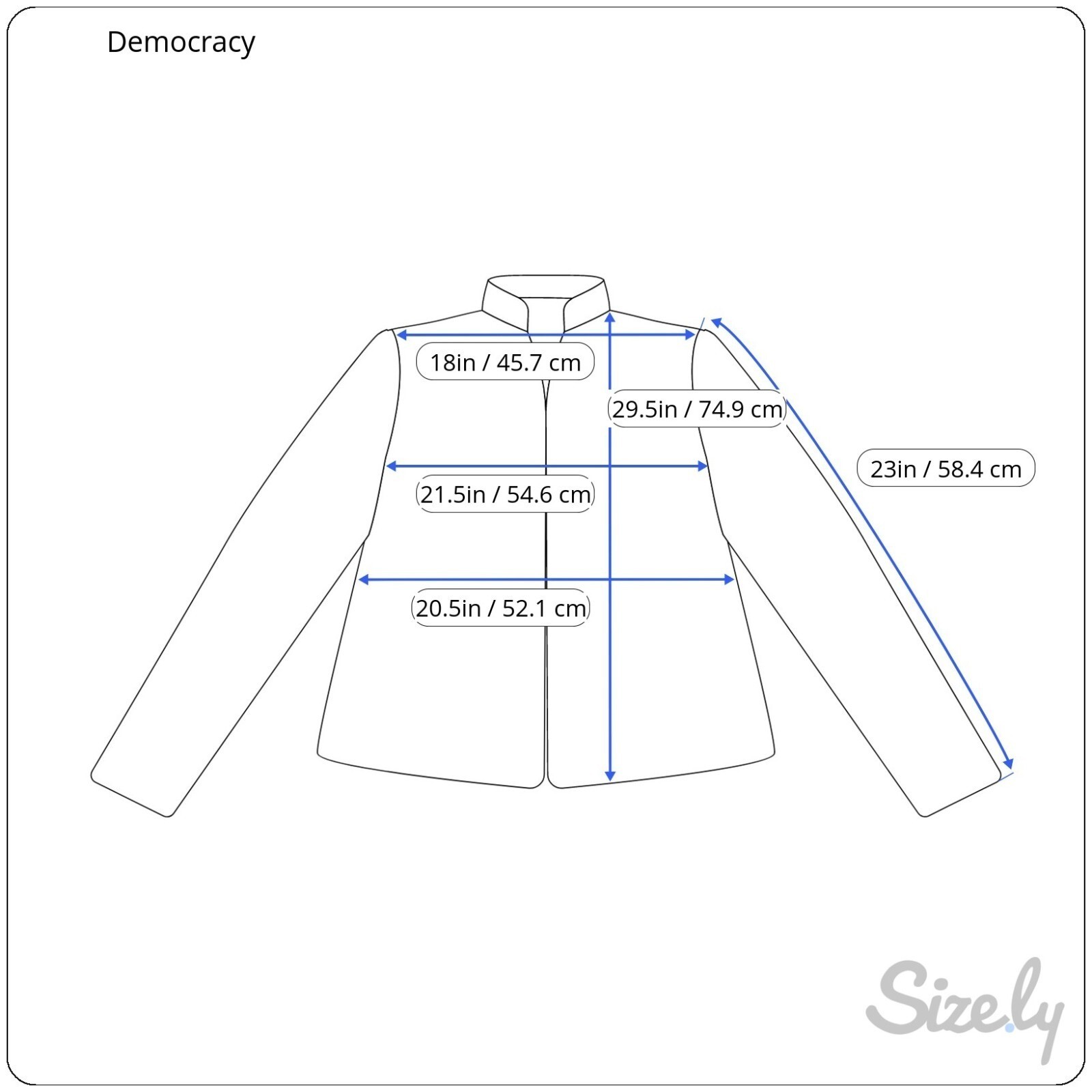 Democracy Jacket Womens Small Button Minimalist C… - image 10