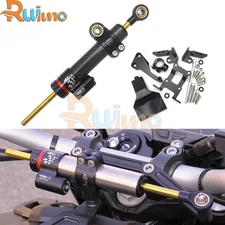 Steering Damper Stabilizer Mounting Bracket Kit For YAMAHA MT-07 FZ-07 2014-2019