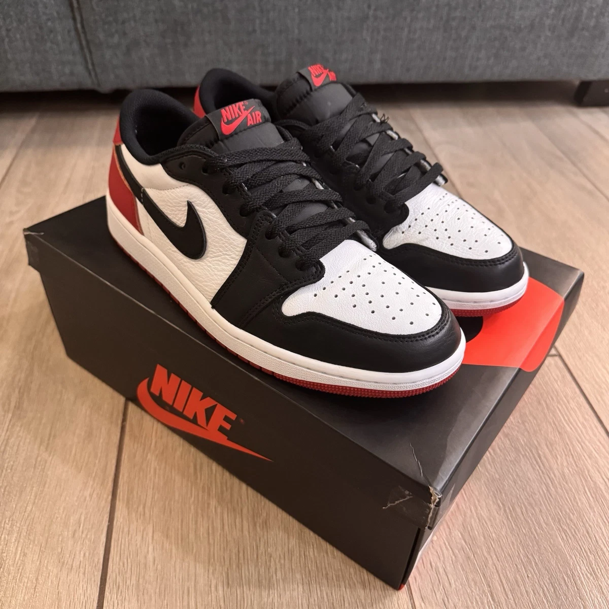 Jordan 1 Retro OG Low Black Toe | eBay
