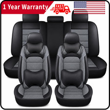Car Seat Covers Full Set Waterproof For Toyota Corolla Front Rear 5 Seats Deluxe