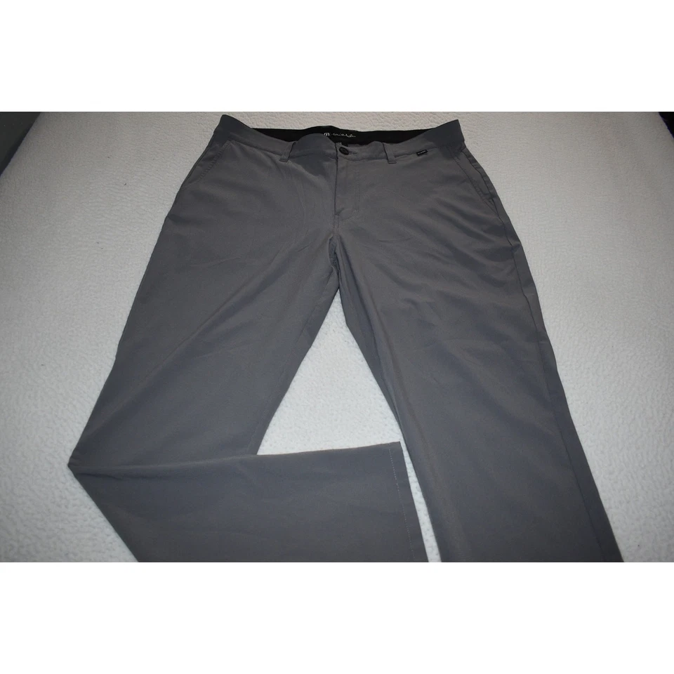 Pantalones de golf Travis Mathew para hombre talla 36 x 32 rendimiento mezcla de poliéster gris Foto 2 de 4