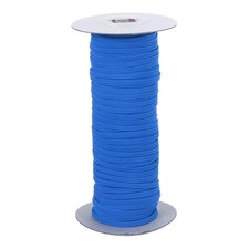 Elastic Bands 1/8 Inch x 50 Yards Stretch Flat Elastic Cord, Light Blue
