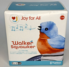 JOY FOR ALL Walker Squawker Companion Animatronic Bird For Seniors - Bluebird