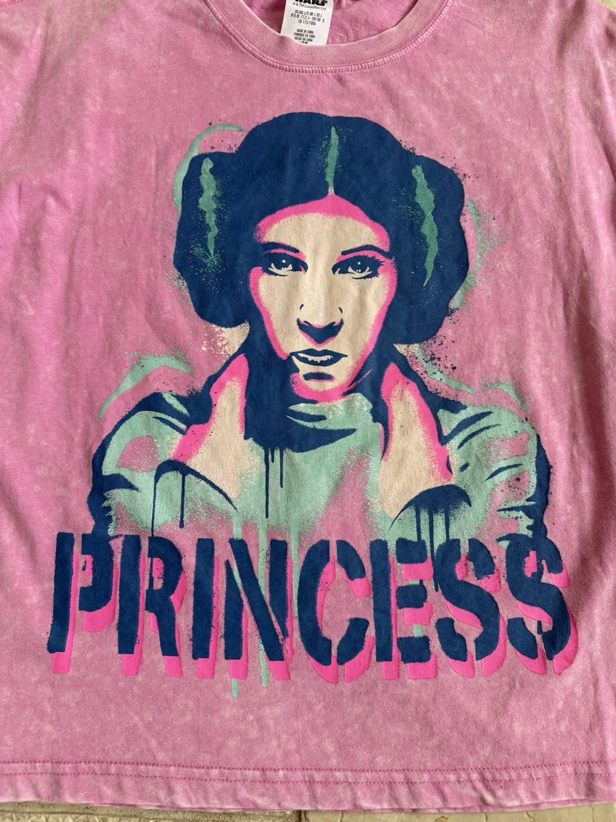 T-shirt Princesse Leia Star Wars - Look Skateboard Cool - Unisexe, Neuf Avec étiquettes