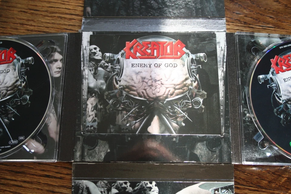 KREATOR-" ENEMY OF GOD" CD+DVD 1ST PRESS 2005 LIMITED EDITION DIGIPAK - Bild 2 von 4