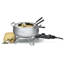 Cuisinart 3‑Quart Electric Fondue Set – Chocolate, Cheese, Broth & Oil Ready