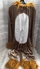 Lion Costume Adult Size Medium w/ Hood and Tail - Tipsy Elves Excellent