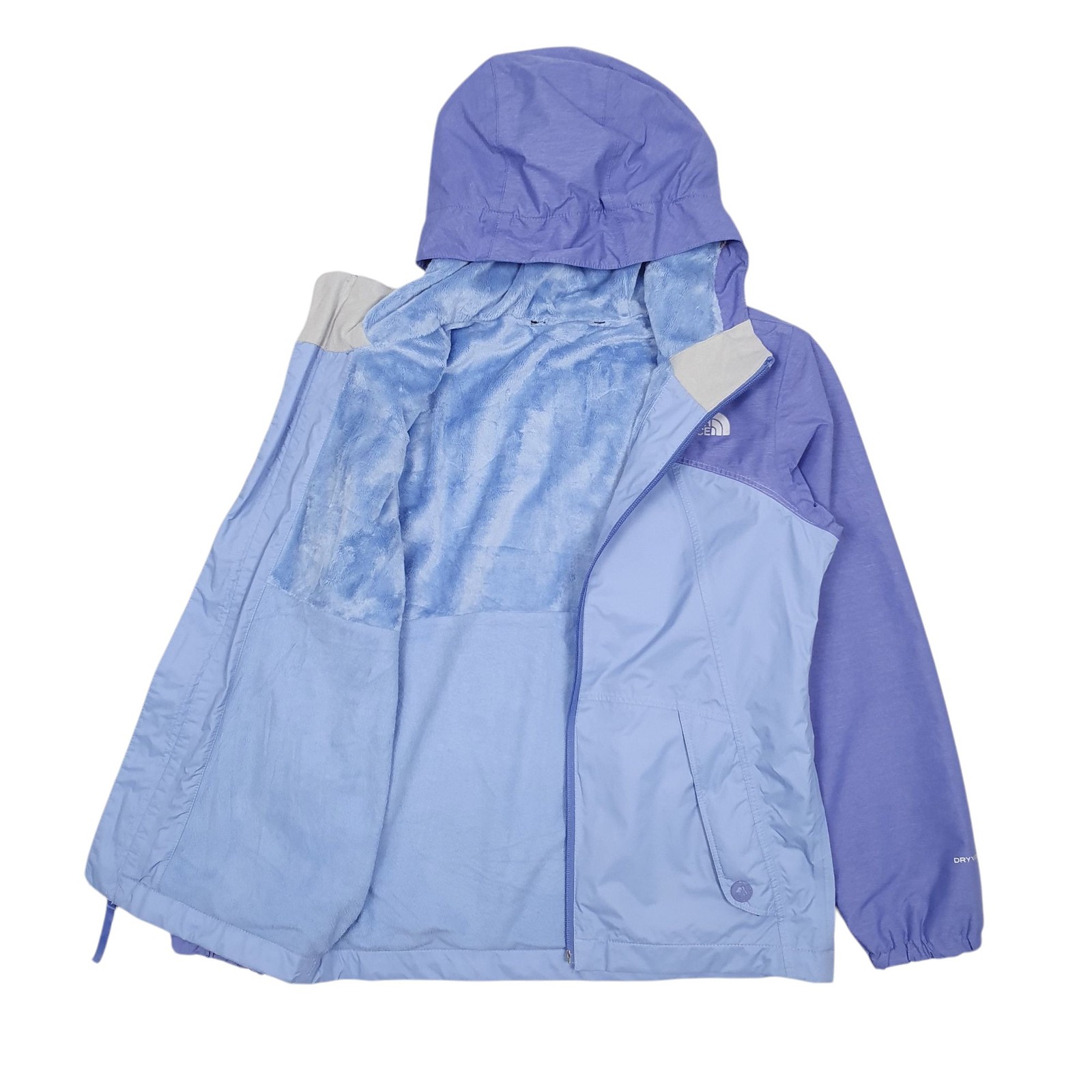 THE NORTH FACE Waterproof Rain Jacket Coat DryVent Fleece Lined Womens S image 2