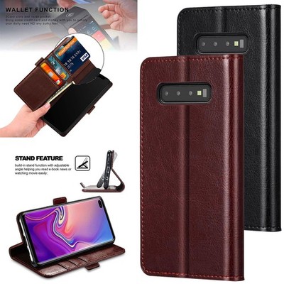 For Samsung Galaxy S10/S10+ Plus/S10E Card Wallet Flip Leather Pouch Case Cover