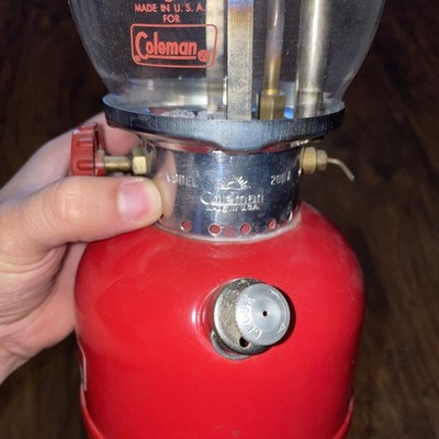 Vintage Coleman 200A Red Lantern 11/71 | eBay