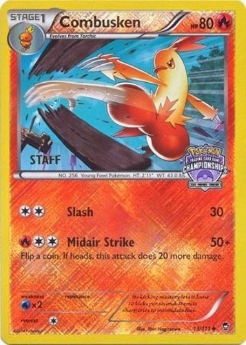 Lightly Played Combusken - 13/111 - (Arena Cup Championships) (Staff) Pokemon Le