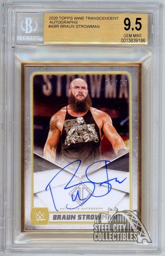 Braun Strowman #A-BR 2020 Topps WWE Transcendent Autographs card