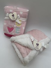 2 Parents Choice Pink Blankets 30 x40