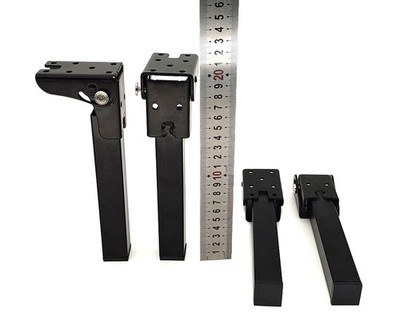 4 Pieces Foldable Hairpin Table Legs-self-Locking Hinges-mid-Century  (8 inches)