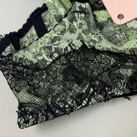 Agent Provocateur Francoise Mint Black bra 34C NWT