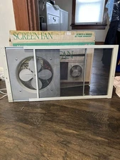 Marvin Screen Window Fan Model #813 ~ White ~ Expandable W/ Screen /box Works