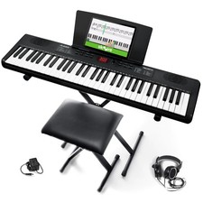 Alesis Melody 61 MK4 Keyboard Piano for Beginners with 61 Compact, Black